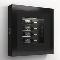 Produktbild f�r 'Klimatisiertes Wand-Weinregal f�r 4 Flaschen, Modell 5'