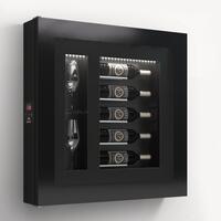 Produktbild f�r 'Klimatisiertes Wand-Weinregal f�r 5 Flaschen, Modell 5'