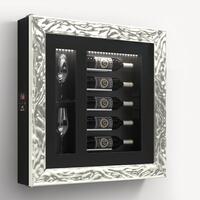 Produktbild f�r 'Klimatisiertes Wand-Weinregal f�r 5 Flaschen, Modell 7'