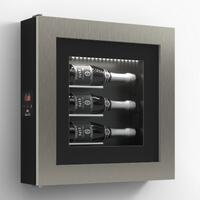Produktbild f�r 'Klimatisiertes Wand-Weinregal f�r 3 Flaschen, Modell 4'