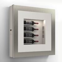 Produktbild f�r 'Klimatisiertes Wand-Weinregal f�r 4 Flaschen, Modell 7'