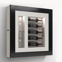 Produktbild f�r 'Klimatisiertes Wand-Weinregal f�r 5 Flaschen, Modell 3'