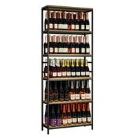 Produktbild f�r 'Metall-Holz Lagerregal Black Pure WOOD Modell 1'
