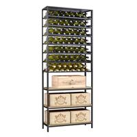 Produktbild f�r 'Metall-Holz Lagerregal Black Pure WOOD Modell 3'