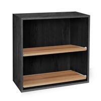Modul mit 2 ausziehbaren Fachb�den, Esche graphit/Birnbaum