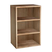 Modul mit 2 festen B�den, B 45 cm, Wildeiche