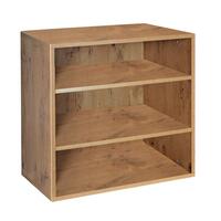 Regalmodul T 55 cm mit 2 Fachb�den, Wildeiche