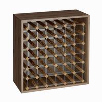 Regalmodul f�r 36 Flaschen, Walnuss