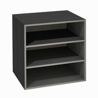 Produktbild f�r 'Regalmodul mit 2 Fachb�den, T 55 cm, Esche graphit'