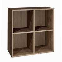 Regalmodul mit 4 F�chern, Walnuss