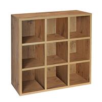 Regalmodul mit 9 F�chern, Wildeiche