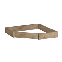 Sockel f�r Eckmodul, Wildeiche