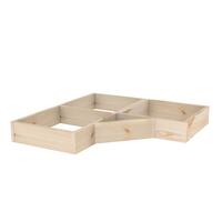 Sockel f�r Eckmodul, natur