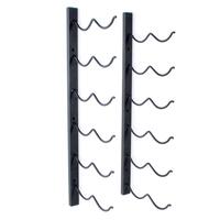 Wand-Metallweinregal DUO f�r 12 Flaschen