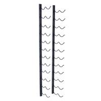 Wand-Metallweinregal DUO f�r 24 Flaschen