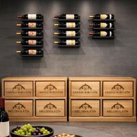 Produktbild f�r 'Wand-Weinregal Black Pure f�r 1,5 Liter Magnum-Flaschen'