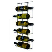 Produktbild f�r 'Wand-Weinregal WALLIS silber'