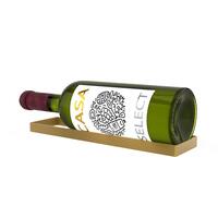 Produktbild f�r 'Wand-Weinregal f�r 1 Magnumflasche, goldfarben'