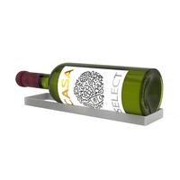 Produktbild f�r 'Wand-Weinregal f�r 1 Magnumflasche, silberfarben'