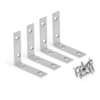 Wandbefestigung f�r Holzregale 4er-Set