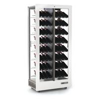 Weink�hlschrank TECA VINO, schr�ge Lagerung, matt wei� (Ausf�hrung f. Gewerbe)