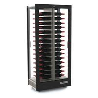 Weink�hlschrank TECA VINO, waagerechte Lagerung, schwarz (Ausf�hrung f. Gewerbe)
