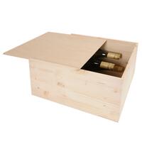 Produktbild f�r 'Weinkiste mit Schiebedeckel SIENA f�r 6 Flaschen'