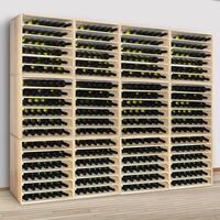 Produktbild f�r 'Weinregal 60 cm, Modul LINEA aus Kiefernholz'