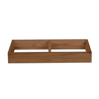 Weinregal 60 cm, Sockel 60 cm breit, braun gebeizt