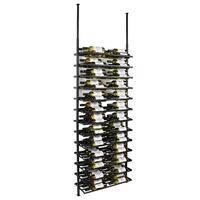 Weinregal BLACK PURE SELECT zur Deckenbefestigung, Modell 2, h�henverstellbar H:205-300cm