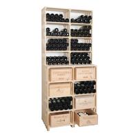 Produktbild f�r 'Weinregal CaveauSTAR, Modell 4 f�r Kisten bzw 216 Fl.'