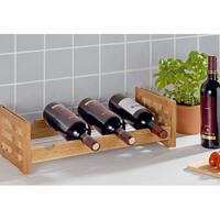 Weinregal NORDIC f�r 4 Fl. aus Holz