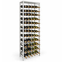 Weinregal RUSTIKO, wei�, H 180 cm