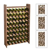 Produktbild f�r 'Weinregal-Serie OPTIPLUS 72cm Kiefernholz braun gebeizt'