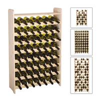 Produktbild f�r 'Weinregal-Serie OPTIPLUS 72cm aus Kiefernholz natur'