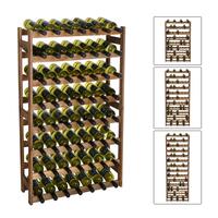 Produktbild f�r 'Weinregal-Serie SIMPLEX 72cm Kiefernholz braun gebeizt'