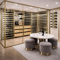 Produktbild f�r 'Weinregal-System BLACK PURE Sandgold-Pulverbeschichtet'