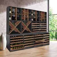 Produktbild f�r 'Weinregal-System CAVEPRO aus Holz im Dekor Esche/Birnbaum'