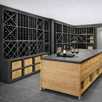Produktbild f�r 'Weinregal-System VINVARIO 52 cm aus Kiefern-Holz, tobacco'