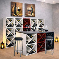 Produktbild f�r 'Weinregal W�rfel CARRE aus Metall'