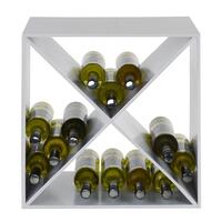 Weinregal-W�rfel CARRE silbergrau