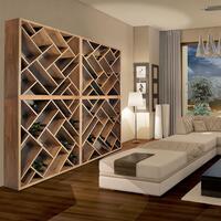 Produktbild f�r 'Weinregal ZEUS aus Eichen Holz massiv natur oder braun gebeizt'