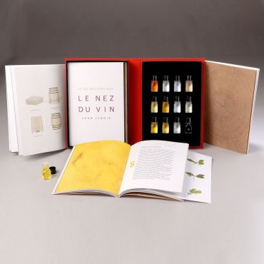 Le Nez du Vin - Barrique mit 12 Aromen, nur in Englisch