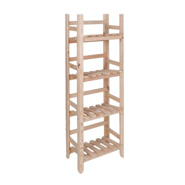 Holz-Regal für 4 - 8 Getränkekisten/Getränkekisten-Regal