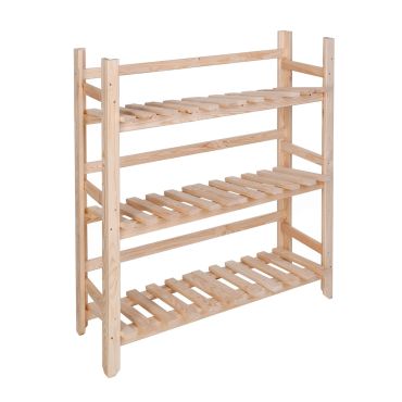 Holz-Regal für 6 - 12 Getränkekisten/Getränkekisten-Regal