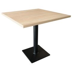 Bistrotisch CAVEPRO, Eiche hell/Schwarz, H 74,8 cm