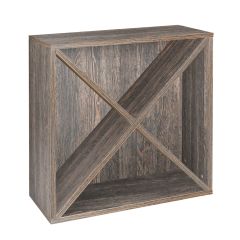 Regalmodul mit X-Kreuz, Wenge