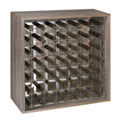 Regalmodul für 36 Flaschen, Wenge