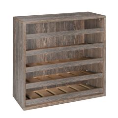 Regalmodul mit Flaschenauszug, Wenge