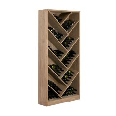 Weinregal PRESTIGE 11.2, Eichen-Holz braun gebeizt